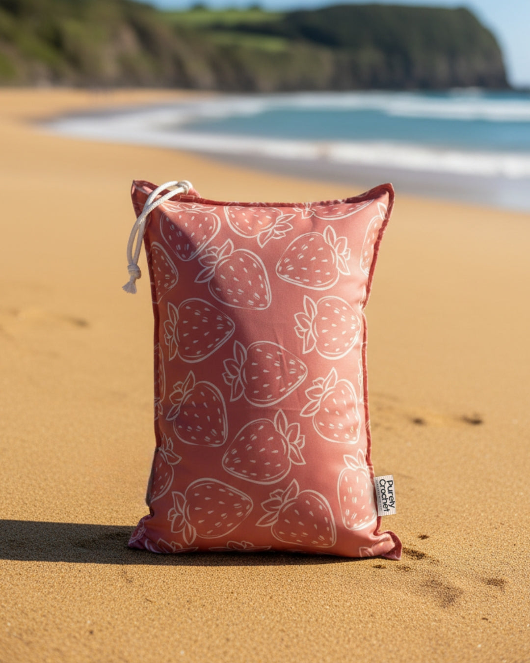 Almofada de Praia Morangos