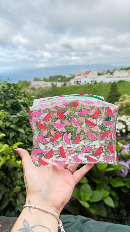 Necessaire Transparente Melância
