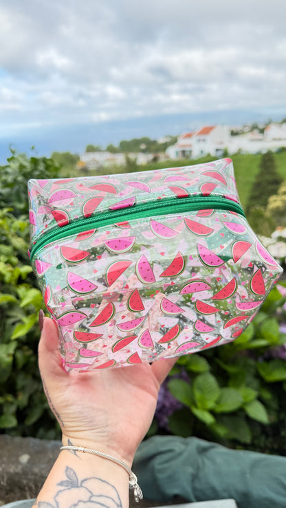 Necessaire Transparente Melância