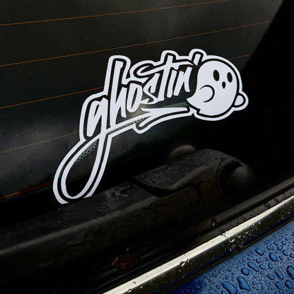 Autocolante vinil personalizado ghostin - vista frontal