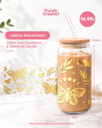 Copo Jardim Encantado Holo