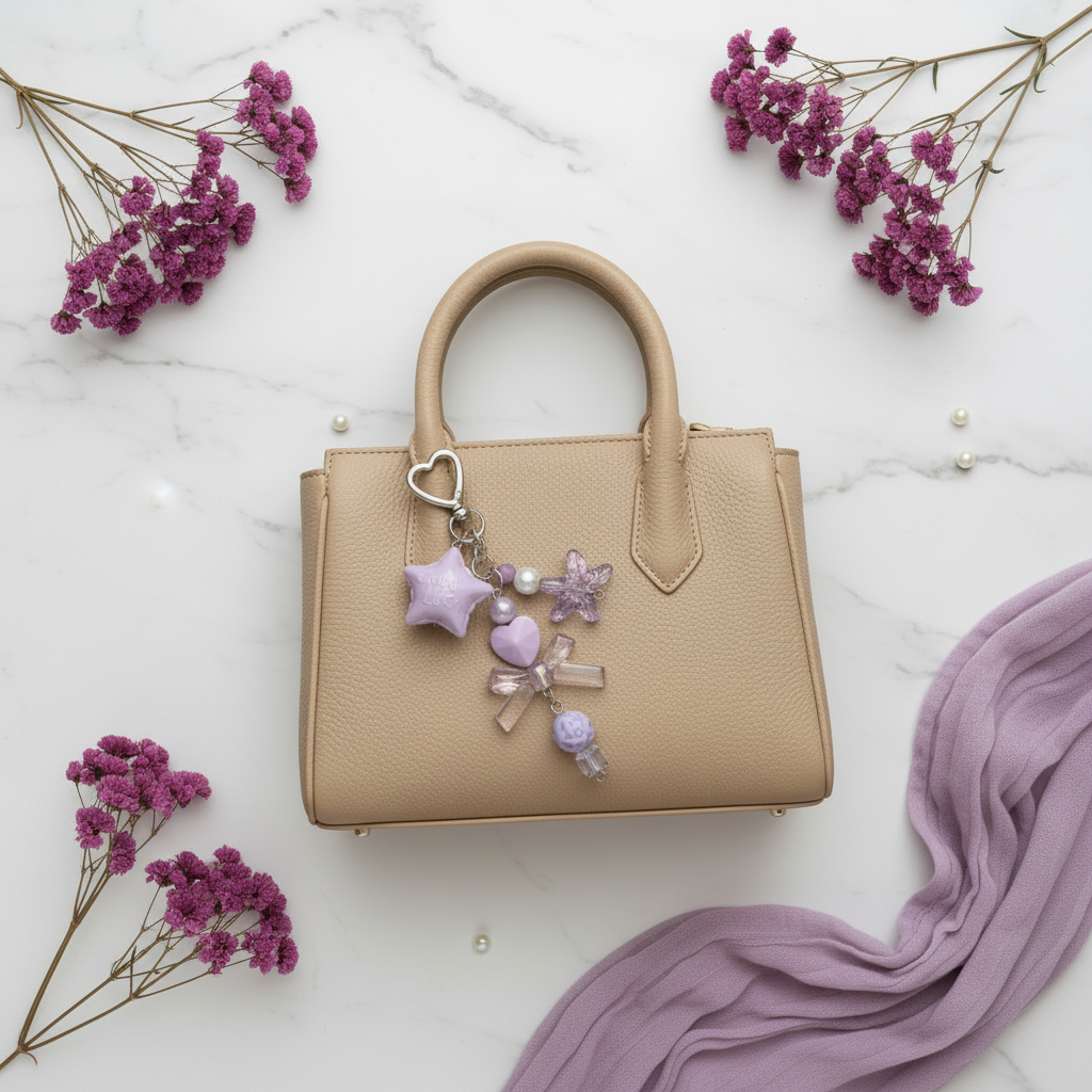 🌸 Porta-chaves & Bag charms