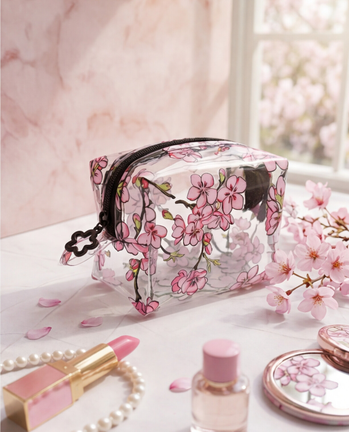 Mini bolsa pequenos essenciais - vista lateral