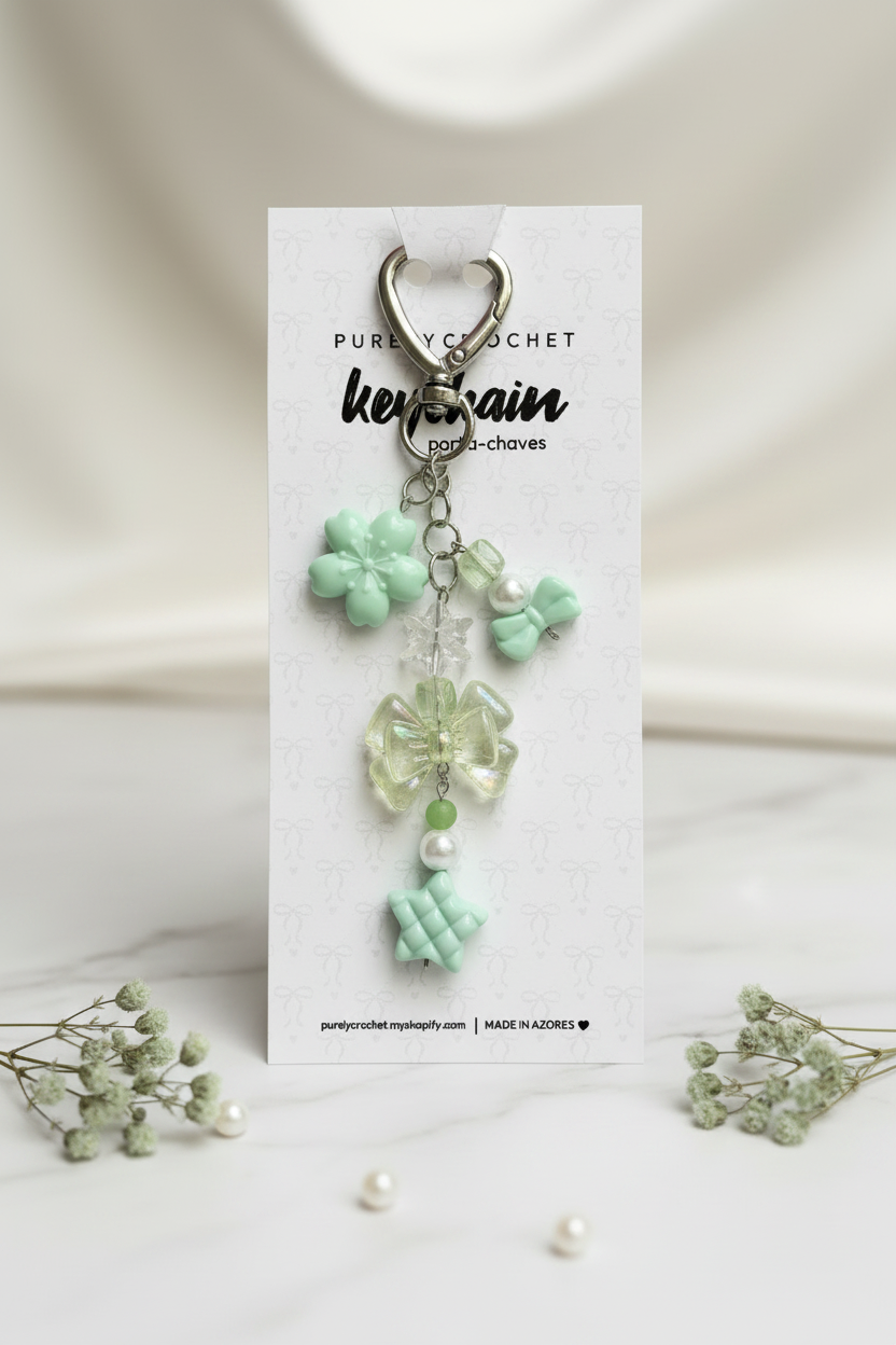 🌸 Porta-chaves & Bag charms